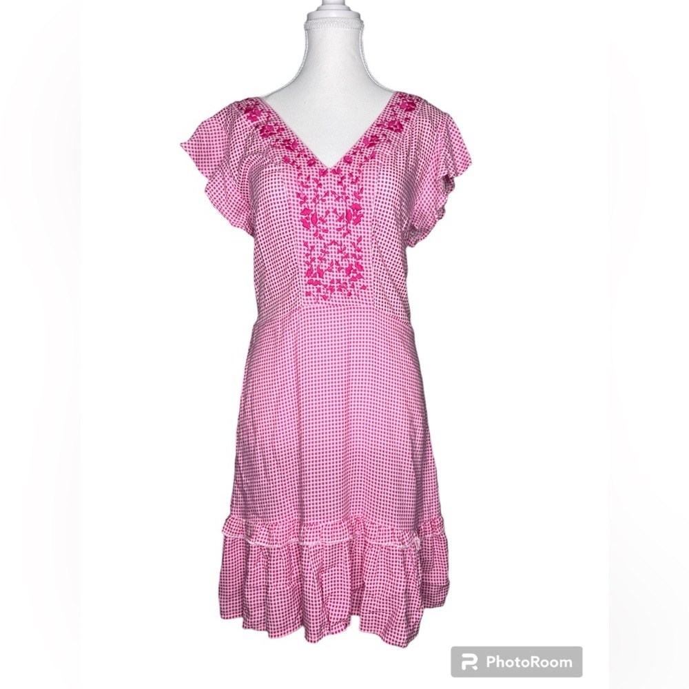 Jessica Simpson Pink Gingham Dress